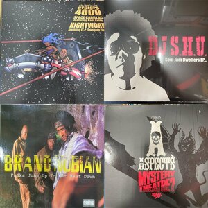 1円スタート！ HIP-HOP R&B中古レコード 約90枚まとめ販売 DJ SHU ASPECTS BRAND NUBIAN 　他