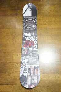 DEATH LABEL デスレーベル スノーボード DEATH SERIES デスシリーズ 153cm*burtonバートンCAPITA011ArtisticK2RIDEsalomonRICE28