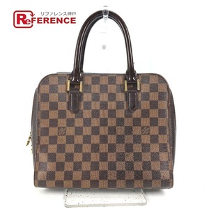 LOUIS VUITTON ルイヴィトン N51155 トリアナ カバン トートバッグ ダミエ ハンドバッグ エベヌ ブラウン レディース【中古】