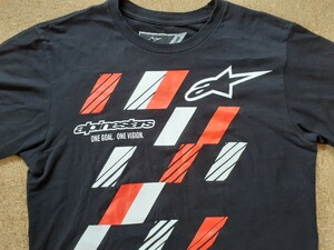 ◆alpinestars アルパインスターズ フラッグ Tシャツ MotoGP 鈴鹿8耐 スーパーバイク USA 送230円◆ 