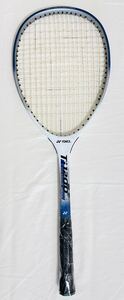 テニス　軟式ラケット　YONEX Ti1200ロング　Titanium Mesh 中古品　ガット付　グリップテープ付ければ使用可能