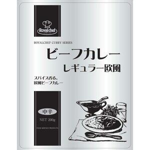 レトルト ビーフカレー レギュラー 欧風中辛 200g UCC RCH/ロイヤルシェフ 業務用/6001ｘ１食/送料無料メール便 ポイント消化