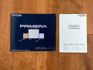 NISSAN PRIMERA 日産 プリメーラ 価格表付き カタログ 1990年 33ページ 平成レトロ ★10円スタート★