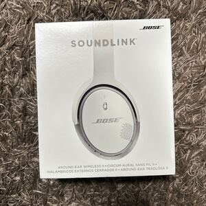 新品未使用 10月から１年間のメーカー保証付 BOSE soundlink around-ear wireless headphones ii ホワイト Bluetooth対応