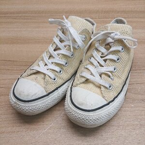 ◇ CONVERSE コンバース 1SC028 コーデュロイ ロ－カットスニーカー サイズ23.5 ベ－ジュ系 レディース E