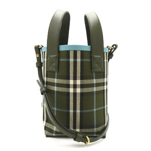 バーバリー バケットバッグ 2wayショルダー ブランドオフ BURBERRY コットン 2wayショルダーバッグ コットン/ポ