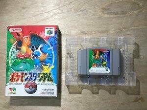 UU-1040 ■送料込■ ポケモンスタジアム バトル対戦&図鑑 任天堂 Nintendo ニンテンドー 64 ゲーム ソフト ●記録面傷無し/くKOら