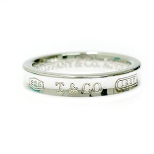 【1円スタート】【箱付き】TIFFANY & Co. ティファニー シルバー ナロー 1837 4.0g 925刻印 指輪 リング 369588