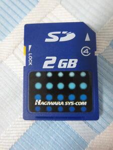 Hagiwara syscom SDメモリーカード 2GB Class4 水玉