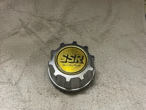 【未使用】当時物　 SSR スピードスター 74mm センターキャップ 74パイ メッキ SPEEDSTAR SPEED STAR SSRメッシュ　ホイールキャップ