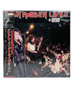 【見本/非売品】 IRON MAIDEN LIVE!! +ONE アイアンメイデン ライブ ワン 45回転 30cmレコード EMS-41001 帯付 白ラベル 希少 美品