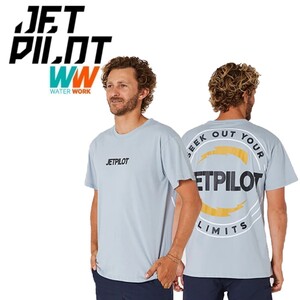 ジェットパイロット JETPILOT 2024 Tシャツ マリン 送料無料 リミッツ メンズ Tシャツ S23606 グレー M