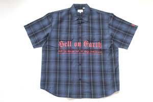 (L)Supreme BERNADETTE CORPORATION S/S WORK SHIRTシュプリームバーナデット コーポレーションワーク半袖シャツ