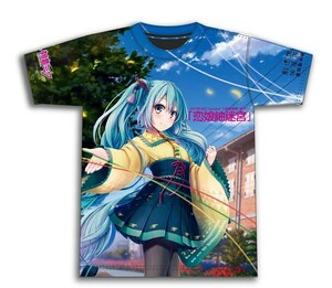 人形浄瑠璃 初音ミク BUNRAKU beyond 恋娘紬迷宮 フルグラフィックTシャツ Lサイズ 限定 ボカロ 世界遺産劇場 富岡製糸場