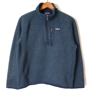 Patagonia パタゴニア ベターセーター ハーフジップ フリースジャケット(メンズ M)ネイビー 紺