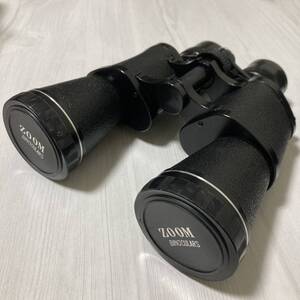 双眼鏡 ズーム双眼鏡 ナイトデラックス zoom binoculars 展示処分品 美品 7X-21X SPACE LAND