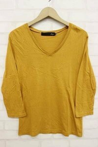 1T9341【クリックポスト対応】Magine 7分袖VネックTシャツ マージン カットソー