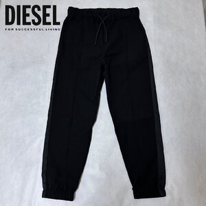 正規品/サンプル品/130cm■アウトレット品■定価29,700円■DIESEL ディーゼル キッズ ロゴ切替 パンツ ブラック P214