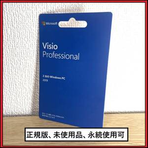 【匿名配送】Visio Professional 2019 2台のPCにインストール可能 正規版未開封、永続使用可能