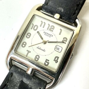 Z927-I58-1873 HERMES ヘルメス ケープコッド CC1.710 デイト レディース 腕時計 自動巻き 稼働 箱付き