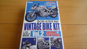 エフトイズ 1/24 ヴィンテージ バイク キット Vol.2 スズキ 刀 GSX 1100S 1983年 GSX1000S SD 　08 　半完成組立キット