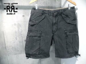 RRL ダブルアールエル DOUBLE RL RALPH LAUREN ラルフローレン/加工 リップストップ カーゴ ショートパンツ W30/ミリタリー カーゴショーツ