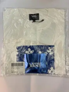 VANS ホワイト Tシャツ L フラワープリント