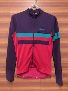 IF090 ラファ Rapha BREVET LONG SLEEVE JERSEY 長袖 サイクルジャージ パープル ピンク XS