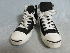 ●美品●CONVERSE JACK PURCELL●コンバース ジャックパーセル ハイカット スニーカー●サイズ 25.5cm●