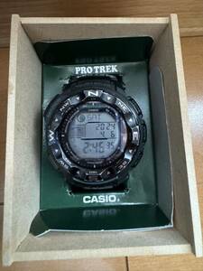 美品送料込みCASIO PROTREK カシオ プロトレック PRW-2500B電波ソーラー ブラック黒 メンズ 腕時計 G-SHOCK デジタル