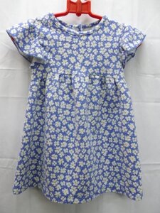 美品★ZARA◎ザラ/花柄ワンピース/ブルー/ベビー/女の子/86cmサイズ