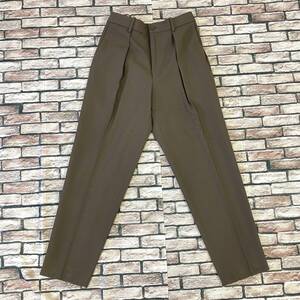 極美品★MARKA WARE マーカウェア★23AW A23C-04PT04C PEGTOP TROUSERS ウエストリブプリーツトラウザーズスラックスパンツ