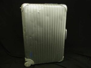 1円 RIMOWA リモワ アルミニウム 2輪 ダイヤルロック式 キャリーケース キャリーバッグ スーツケース シルバー系 FE3250