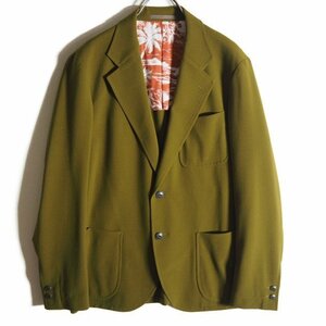 M2328H3　■The Stylist Japan ザスタイリストジャパン■ 20SS 2WAY JACKET ウール混 ストレッチ テーラードジャケット オリーブ S 春～秋