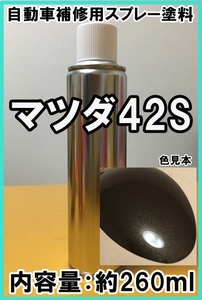 マツダ42S　スプレー　塗料　チタニウムフラッシュマイカ　アクセラ　★脱脂剤付き★