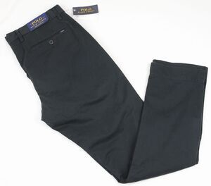 ●定価26400円POLO RALPH LAURENラルフローレンチノパン(ノータック,ブラック,38-32(W96))新品