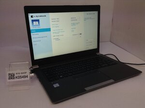 ジャンク/ TOSHIBA dynabook R63/AN PR6ANKA4447FD1 Intel Core i7-6600U メモリ8.19GB ストレージ無し 【K05494】