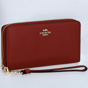 コーチ 長財布 レディース ブランド COACH レザー C4451 IMUP7 1 レッド