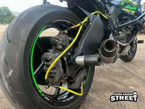 在庫あり 即納 DKS ZX6R (19-23) スタント用 前後アクスルスライダー スタント エクストリーム スライダー ガード ウィリー ZX-6R