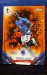 2024 topps UEFA CHAMPIONS LEAGUE JAPAN EDITION BANGERS F.C. 【ABDALLAH SIMA】 #79 オレンジ MOJO [08/25] 