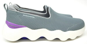 スケッチャーズ　ゴーウォーク マッサージフィット - シースケープ　124908　GRAY/LAVENDER　24.5