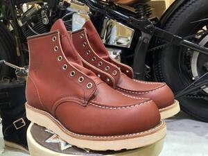 10年製 未使用 RED WING SHOES レッドウィング 刻印入り 8875 US8.5 E 約26.5cm クラシックモック