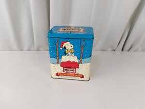 NABISCO ナビスコ スヌーピー 海外版 ティン缶 1996年 SNOOPY MILK-BONE アメリカ 雑貨 コレクション