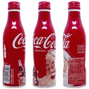 【未開封】クリスマス・サンタデザイン コカコーラ アルミ缶　スリムボトル 250ml