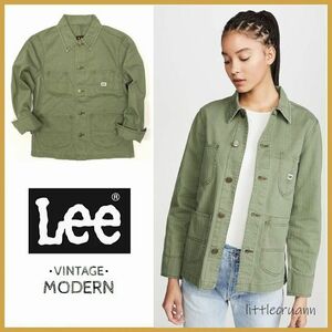 US XS◆Lee ヘリンボーン カバーオール ジャケット Vintage Modern Women