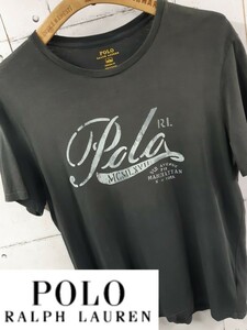 L RALPH LAUREN CUSTOM FIT MANHATTAN 5TH AVENUE Tシャツ スクリプト ラルフローレン