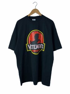 VETEMENTS◆21AW/WILD UNICORN TEE/XS/コットン/BLK/UA52TR320B//