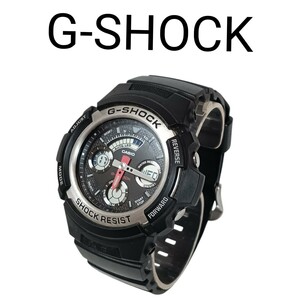 Y904-1 綺麗 CASIO カシオ G-SHOCK Gショック ジーショック AW 590 腕時計 稼働 ブラック