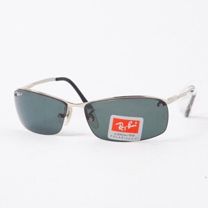 「未使用」Ray-Ban レイバン サングラス メガネ ブルー クリアブルー シルバーフレーム