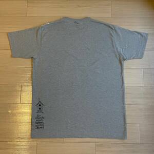 Mountain Research MTR2549 Pocket T コヤ鳥 親子鳥 速乾 Tシャツ Lサイズ ビッグシルエット グレー 美USED品 sett マウンテンリサーチ